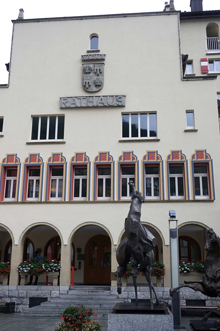 Das Rathaus der liechtensteinischen Hauptstadt Vaduz.