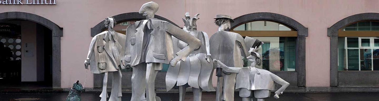 Skulpturensemble in Bad Ragaz.